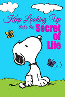 Peanuts Double - Sided Flag - Secret of Life - snoopn4pnuts.com