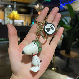 Snoopy Flying Ace PVC Key Chain - snoopn4pnuts.com