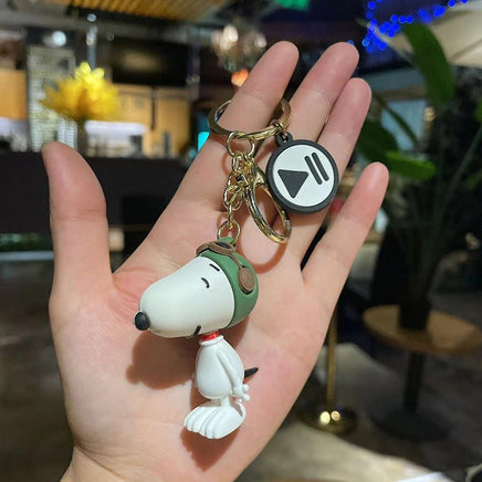 Snoopy Flying Ace PVC Key Chain - snoopn4pnuts.com