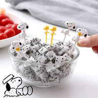 Snoopy and Woodstock Reusable Cake and Other Foods Picks Set - snoopn4pnuts.com