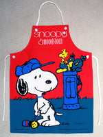 Snoopy Golfer Chef Apron With Utensil Pocket (Unisex) - snoopn4pnuts.com