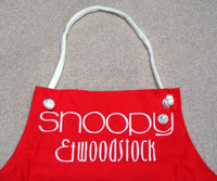 Snoopy Golfer Chef Apron With Utensil Pocket (Unisex) - snoopn4pnuts.com