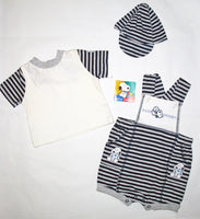 Snoopy 3 - Piece Baby Set (Includes Overalls, Shirt, and Hat) - 3 - 6 Months - snoopn4pnuts.com