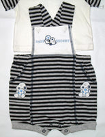 Snoopy 3 - Piece Baby Set (Includes Overalls, Shirt, and Hat) - 3 - 6 Months - snoopn4pnuts.com
