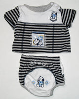 Snoopy 2-Piece Baby Set (Includes Shirt and Diaper Cover) - 0-3 Months