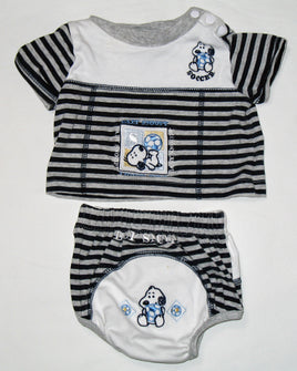 Snoopy 2 - Piece Infant Set (Includes Shirt and Diaper Cover) - 0 - 3 Months - snoopn4pnuts.com