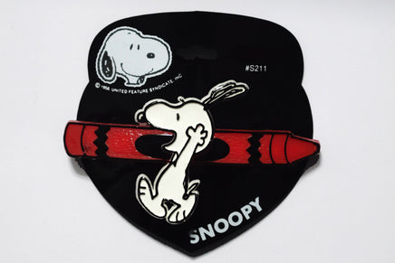 Snoopy Large Crayon - Shaped Barrette - snoopn4pnuts.com