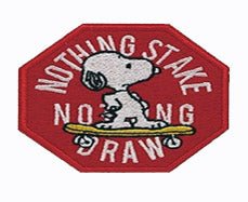 Snoopy Skateboarding Patch - snoopn4pnuts.com