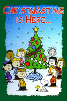 Peanuts Double-Sided Flag - Christmastime Is Here...