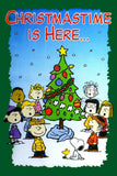 Peanuts Double-Sided Flag - Christmastime Is Here...