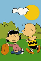 Peanuts Double - Sided Flag - Kick The Ball Charlie Brown! - snoopn4pnuts.com