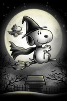 Peanuts Double-Sided Flag - Snoopy Witch