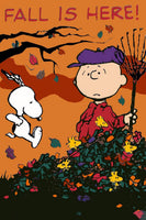Peanuts Double-Sided Flag - Fall Is Here