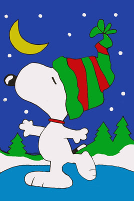 Peanuts Flag - Snoopy Skater (Used/Very Good Condition) - snoopn4pnuts.com