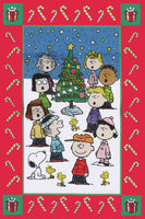 Peanuts Double - Sided Flag - Christmas Carols - snoopn4pnuts.com