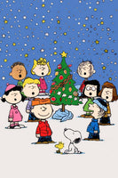 Peanuts Double - Sided Flag - Christmas Carols - snoopn4pnuts.com