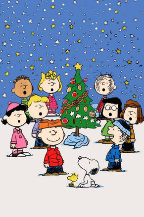 Peanuts Double - Sided Flag - Christmas Carols - snoopn4pnuts.com