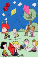 Peanuts Double-Sided Flag - Kite Flying Gang