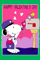 Peanuts Double - Sided Flag - Valentine Delivery - snoopn4pnuts.com