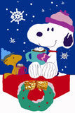 Peanuts Double-Sided Flag - Holiday Hot Chocolate