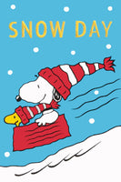 Peanuts Double-Sided Flag - Snoopy Snow Day