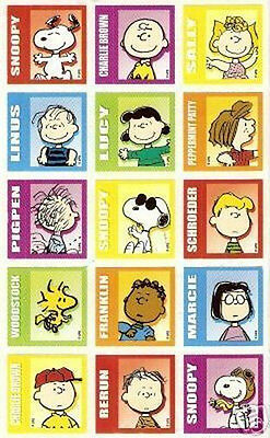 Peanuts Gang Block Stickers