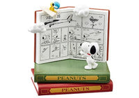 Snoopy Mini Books Interconnecting Figurine Set - Paper Airplanes - snoopn4pnuts.com