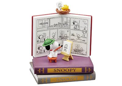 Snoopy Mini Books Interconnecting Figurine Set - Artist - snoopn4pnuts.com