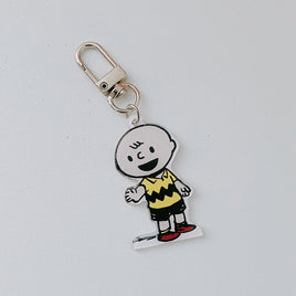 Peanuts Imported Acrylic Swivel Key Chain - Vintage Charlie Brown - snoopn4pnuts.com
