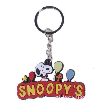 Snoopy Flexible Vinyl Key Chain - Snoopy's Party Balloons - snoopn4pnuts.com