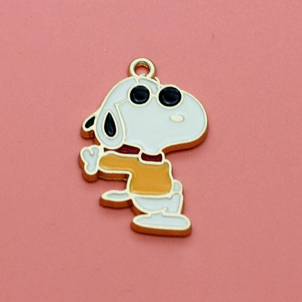 Snoopy Joe Cool Enamel Charm - snoopn4pnuts.com