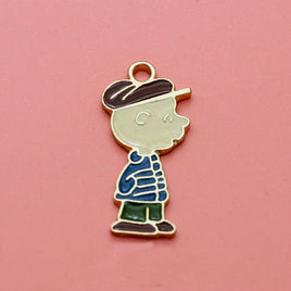 Charlie Brown Enamel Charm - snoopn4pnuts.com