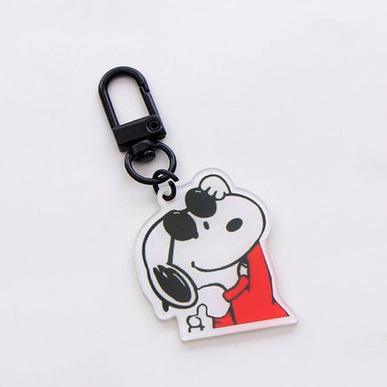 Snoopy Acrylic Swivel Key Chain - snoopn4pnuts.com