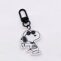 Snoopy Acrylic Swivel Key Chain