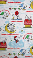 Vintage Peanuts Gang Fitted Sheet - Sleeping Expressions - snoopn4pnuts.com