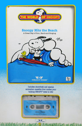 Worlds Of Wonder Snoopy Book and Tape Set - Snoopy Hits The Beach - snoopn4pnuts.com