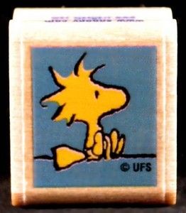 Woodstock Sitting Rubber Stamp