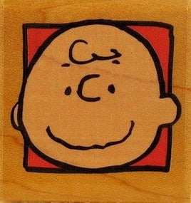 Charlie Brown's Portrait Rubber Stamp
