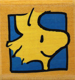 Woodstock's Portrait RUBBER STAMP