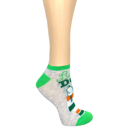 Snoopy St. Patrick's Day No Show Socks - snoopn4pnuts.com