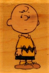 Charlie Brown RUBBER STAMP - Used But MINT Condition - snoopn4pnuts.com