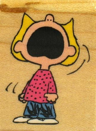 Screamin' Sally Rubber Stamp - Used But Mint Condition