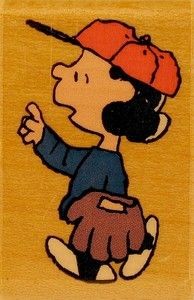 Lucy (Excuse Me) Rubber Stamp