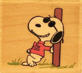 Snoopy Joe Cool RUBBER STAMP (Used But MINT/LIKE NEW CONDITION) - snoopn4pnuts.com