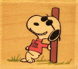 Snoopy Joe Cool RUBBER STAMP (Used But MINT/LIKE NEW CONDITION)