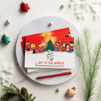 2-D Peanuts Inspirational Christmas Cards With Designer Envelopes