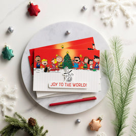 2 - D Peanuts Inspirational Christmas Cards With Designer Envelopes - snoopn4pnuts.com