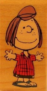 Peppermint Patty Rubber Stamp