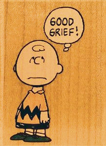 "Good Grief" Rubber Stamp  (Used But Mint/Like New Condition)