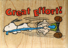 "Great Effort" Rubber Stamp